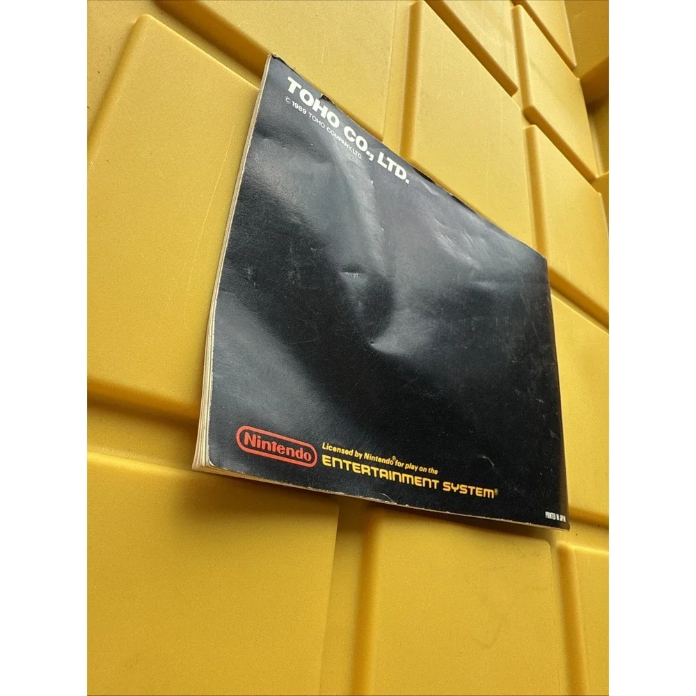 ORIGINAL Nintendo NES GODZILLA Instruction‎ Booklet Manual Book only